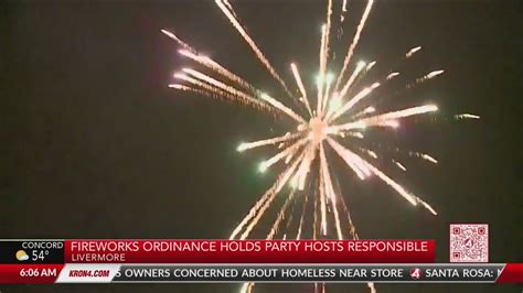 Livermore's new fireworks ordinance holds party hosts responsible